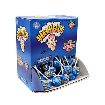 I008 Warheads Lollies Blue Raspberry